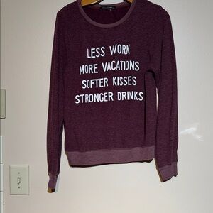 Wildfox Maroon Top